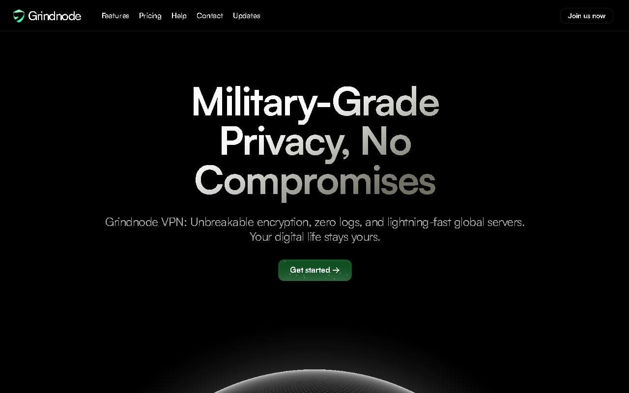 Screenshot of Grindnode
