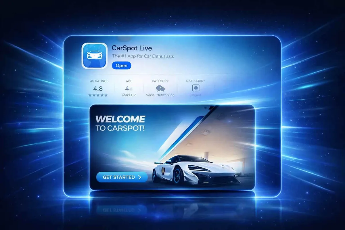 CarSpotLive — Community app screenshot
