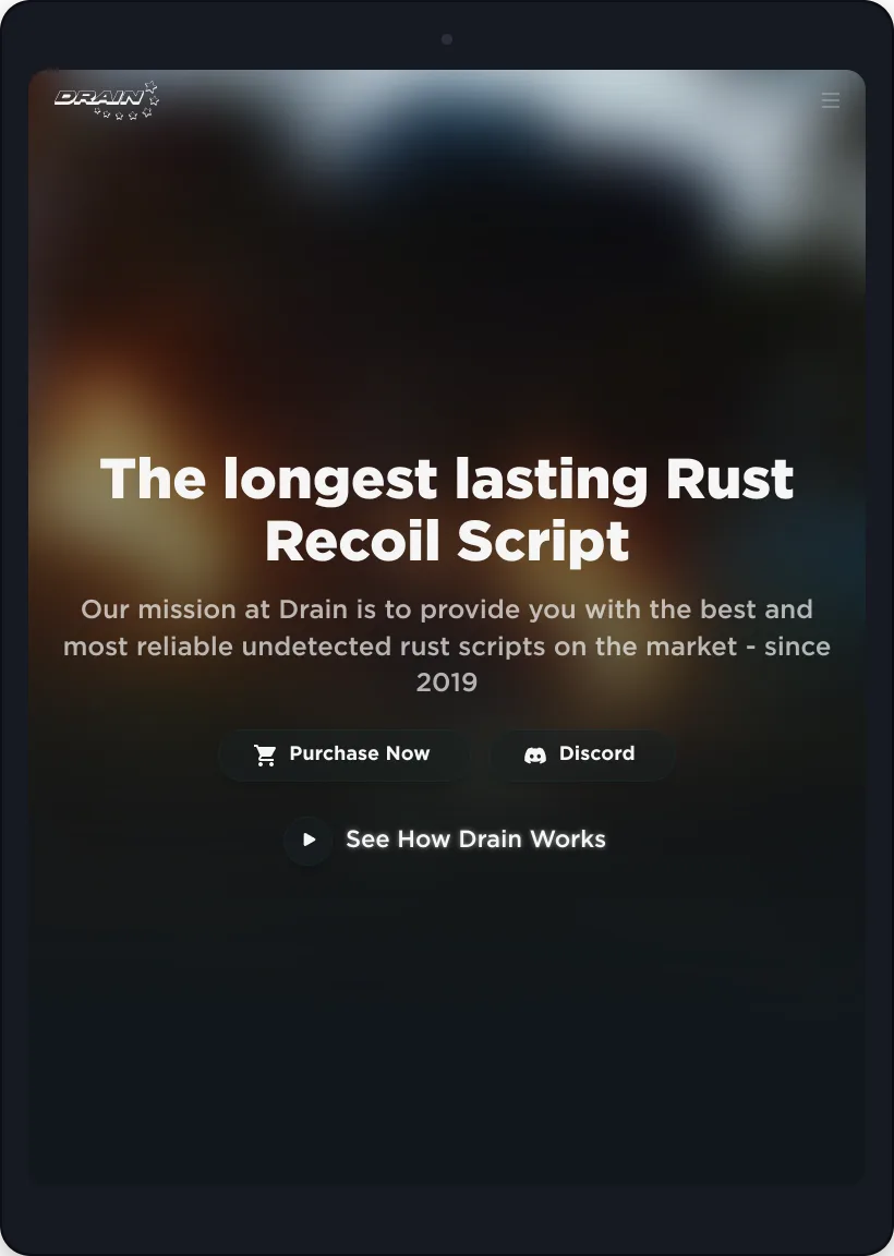 Drain.cx — Product screenshot