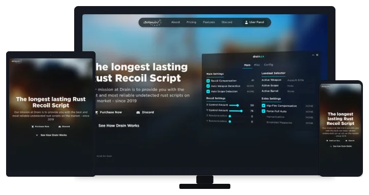 Drain.cx screenshot
